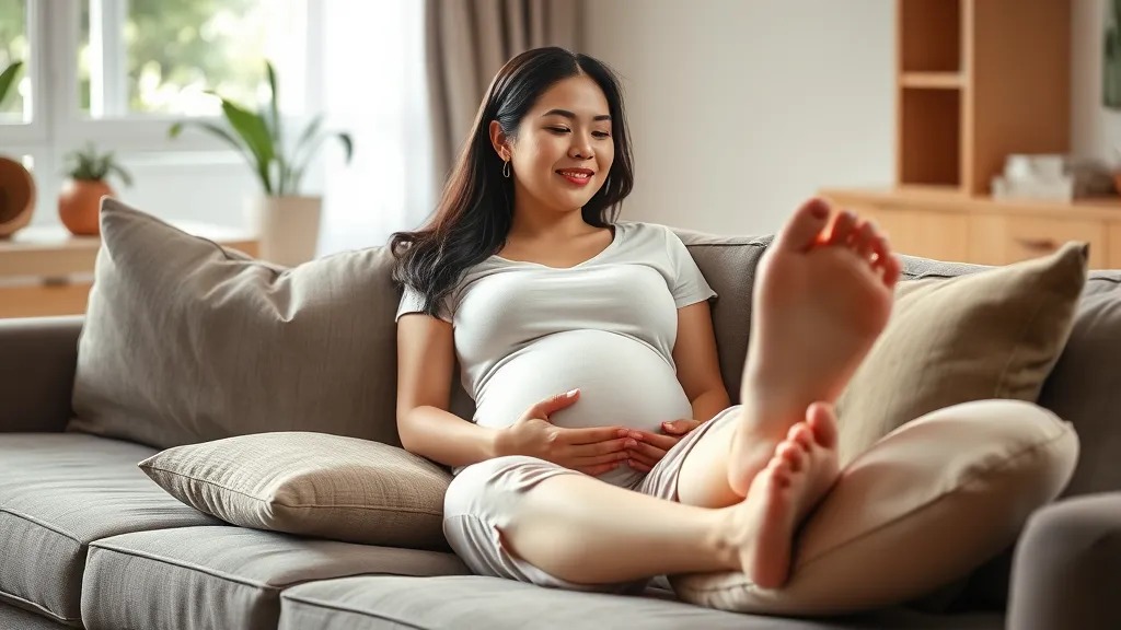 Bà bầu bị phù chân: 6 cách giảm sưng phù và bài massage thư giãn